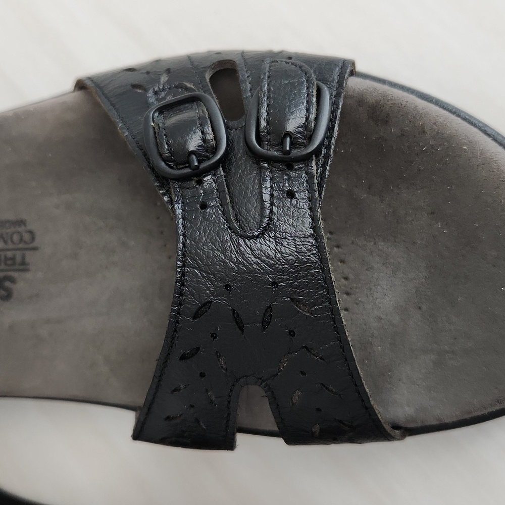 SAS Black Duo Quarter Strap Sandal 9.5M - Picture 6 of 12